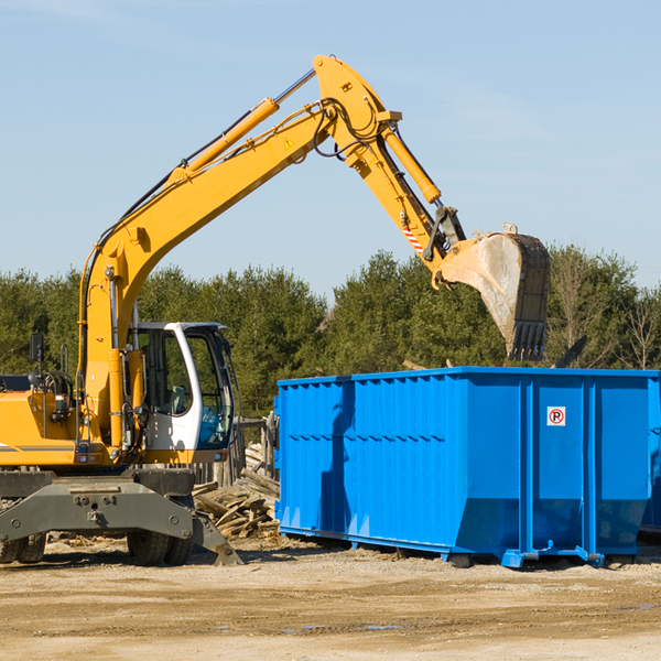 what happens if the residential dumpster is damaged or stolen during rental in Dow City